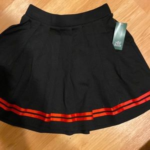 Mini skirt red and black